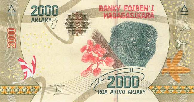 2000 Ariary 2017